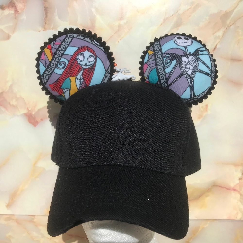 Mouse Ears hat. Disney Inspired Nightmare before Christmas